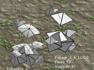 follaje del bosque 1 Modelo 3D