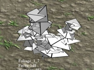 forest foliage 1 Modèle 3D