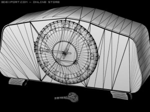 clock 1 3Dモデル
