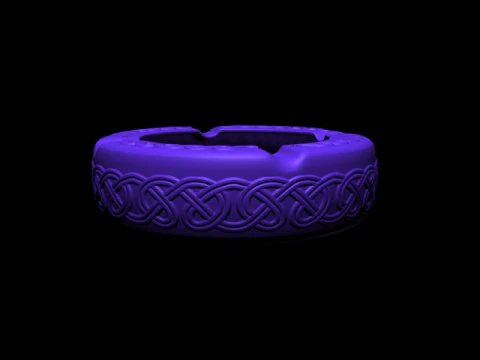 AshTray 1 Celtic 3D Print Model
