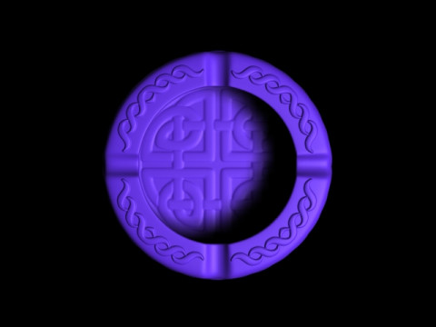 AshTray 1 Celtic 3D Принт Модель