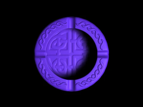 AshTray 1 Celtic 3D Print Model