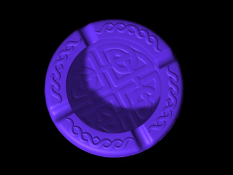 AshTray 1 Celtic 3D Print Model