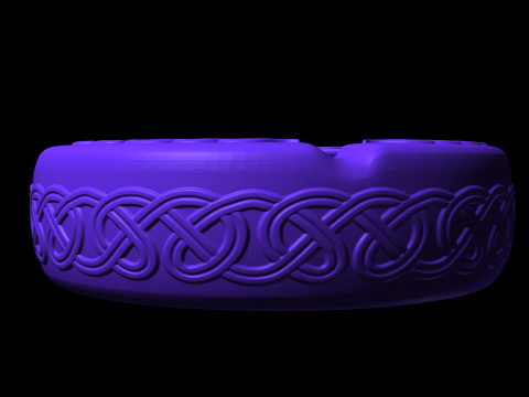 AshTray 1 Celtic 3D Принт Модель