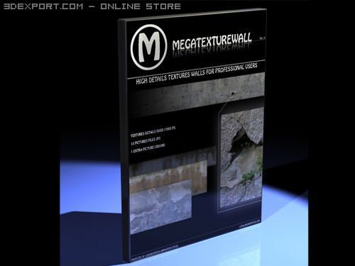 megatexturewall vol1 CG Textures .c4d .max .obj .3ds .fbx .stl .blend 
