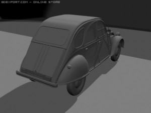 citroen 2cv Modelo 3D