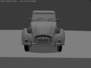 citroen 2cv Modelo 3D