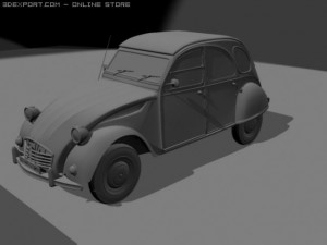 citroen 2cv Modelo 3D