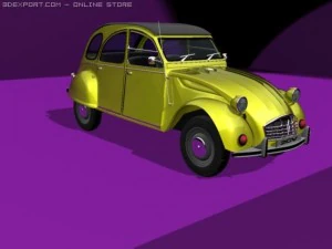 citroen 2cv 3D Model
