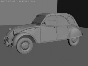 citroen 2cv Modelo 3D