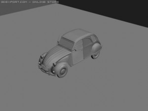 citroen 2cv Modelo 3D