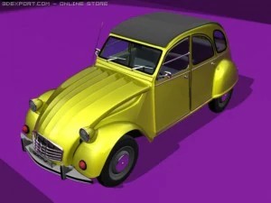citroen 2cv 3D Model