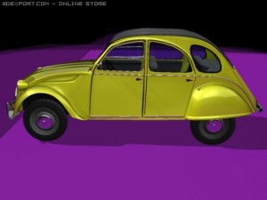citroen 2cv Modelo 3D