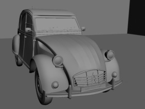 citroen 2cv Modelo 3D