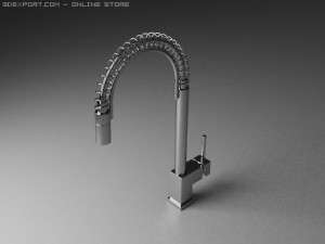 modern tap Modèle 3D