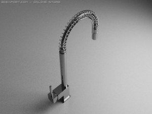 modern tap Modèle 3D