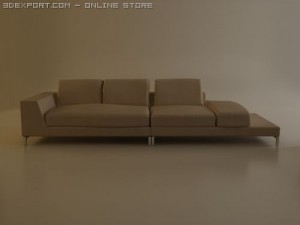 modern sofas 3D 模型