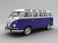 vw van 1966 Model 3D