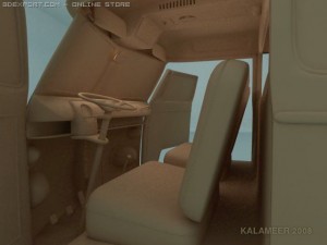 vw van 1966 3D 模型