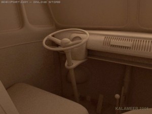 vw van 1966 3D 模型