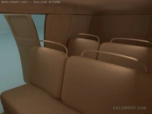 vw van 1966 Model 3D