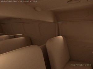 vw van 1966 3D 模型