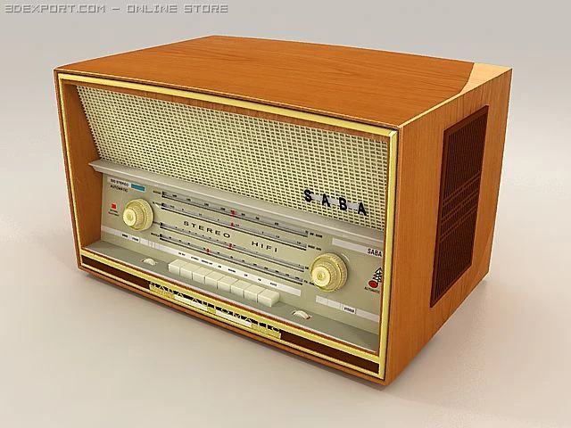 radio lama Model 3D .c4d .max .obj .3ds .fbx .stl .blend 
