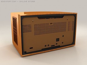 old radio Modelo 3D