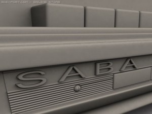 old radio Modelo 3D