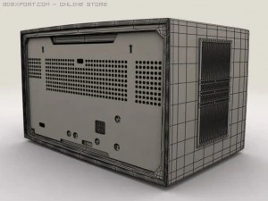 radio lama Model 3D