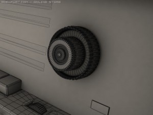 old radio Modelo 3D