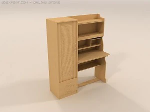 コンピューターテーブルの3Dモデル 3Dモデル