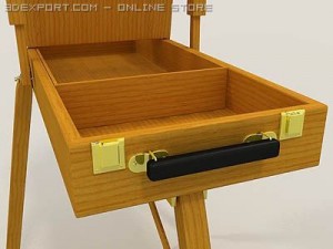 easel Model 3D