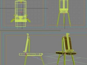 easel Model 3D