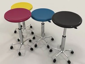 artist stools 3D Model