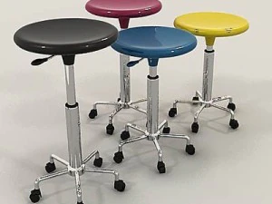artist stools 3D Model