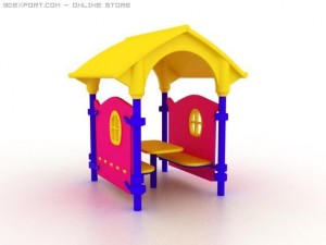 plastic house 3D Model