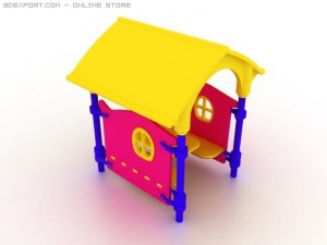 plastic house 3D Model
