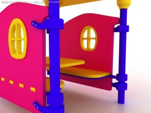 plastic house 3D Model