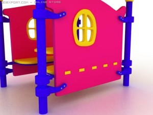 plastic house 3D Model