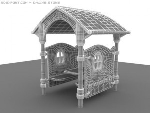 plastic house 3D Model