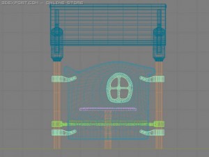 plastic house 3D Model