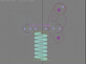 cavalo da primavera 02 Modelo 3D