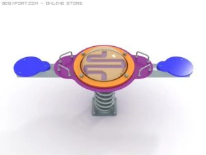 シーソー01 3Dモデル