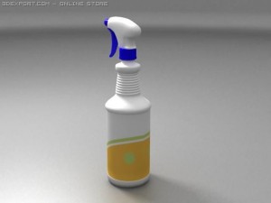 spray bottle 01 3D-Modell