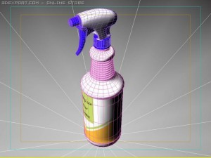 spray bottle 01 3D-Modell