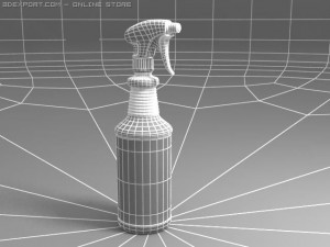spray bottle 01 3D-Modell