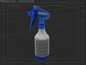 spray bottle 02 Model 3D