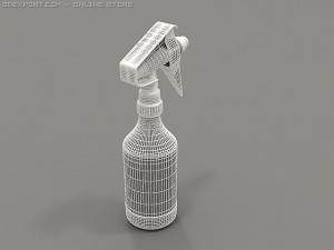 spray bottle 02 Model 3D