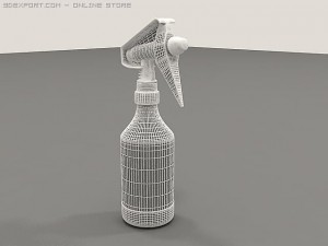 spray bottle 02 Model 3D